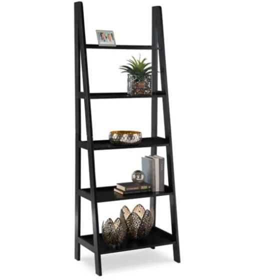 Wood 5-Tier Ladder Bookshelf-Kirkland's Home Clearance