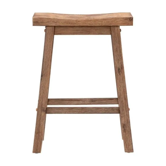 Wooden Saddle Seat Counter Stool-Kirkland's Home Cheap