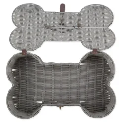 Woven Bone Shaped Basket, 24 In.-Kirkland's Home Flash Sale