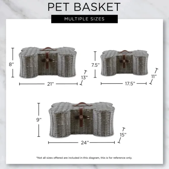 Woven Bone Shaped Basket, 21 In.-Kirkland's Home Fashion