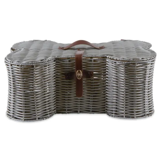 Woven Bone Shaped Basket, 17 In.-Kirkland's Home Store