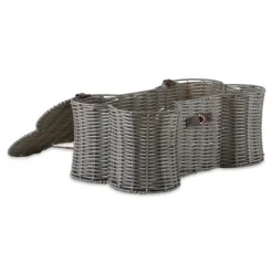 Woven Bone Shaped Basket, 17 In.-Kirkland's Home Store