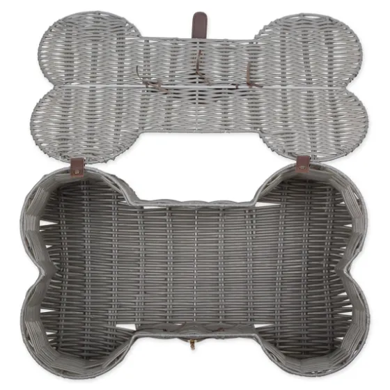 Woven Bone Shaped Basket, 17 In.-Kirkland's Home Store