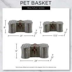 Woven Bone Shaped Basket, 17 In.-Kirkland's Home Store