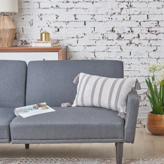 Woven Tasseled Lumbar Pillow-Kirkland's Home Outlet