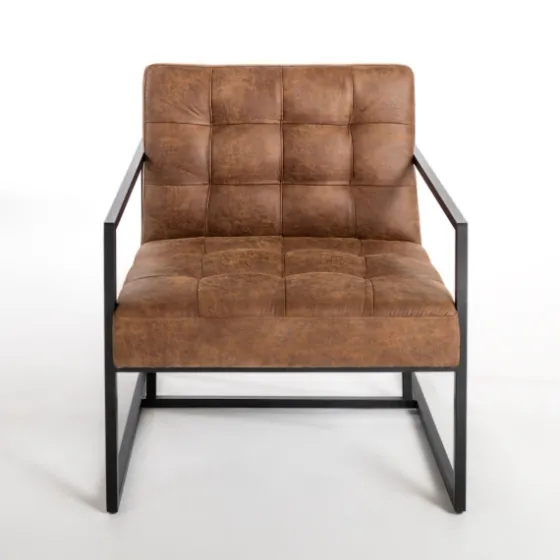 Wyatt Faux Leather Accent Chair-Kirkland's Home Best Sale