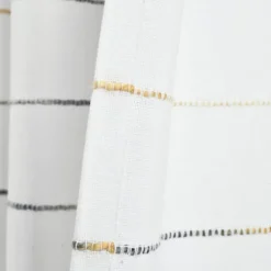 Yellow And Gray Stripe Curtain Panel Set, 84 In.-Kirkland's Home New