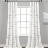 Yellow And Gray Stripe Curtain Panel Set, 95 In.-Kirkland's Home Store