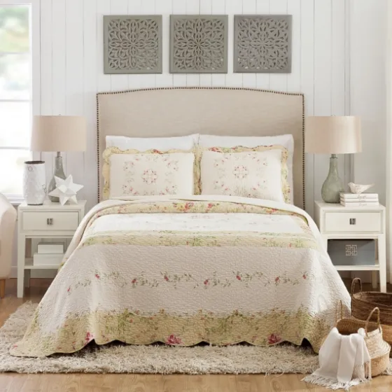 Yellow Prairie Bloom King Bedspread-Kirkland's Home Online