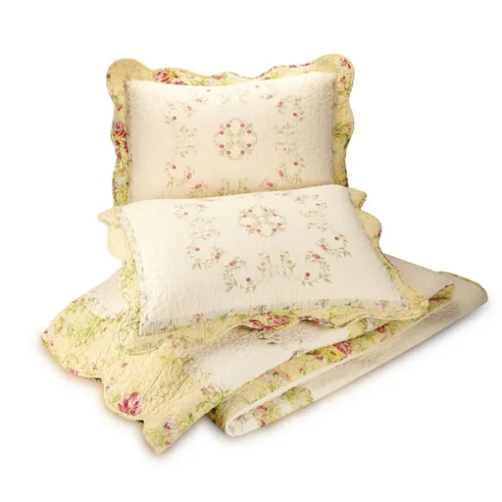 Yellow Prairie Bloom Queen Bedspread-Kirkland's Home Fashion