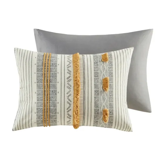 Yellow Striped 3-Pc. Full/Queen Comforter Set-Kirkland's Home Best