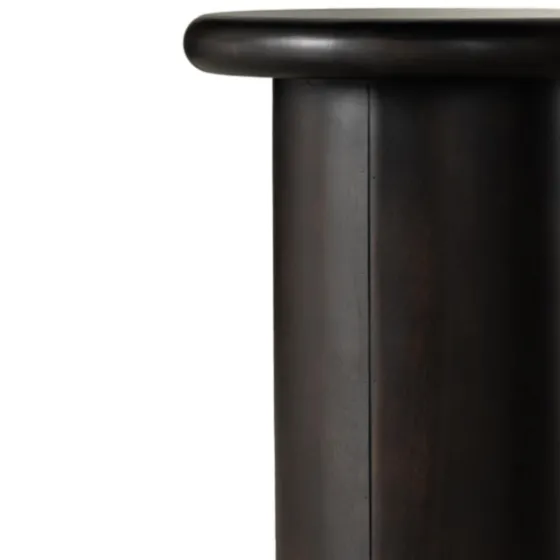 Zach Charcoal Wood Pedestal End Table-Kirkland's Home Cheap